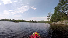 A l'abri des îles.