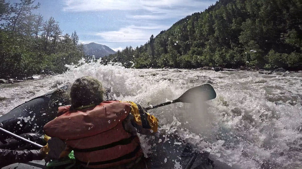 Dans le "Lower Canyon" les rapides se succèdent presque sans interruption.