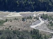 Le camp de Sediment Creek.