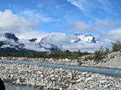 A melt Creek on commence vraiment la partie glaciaire de la descente.