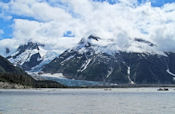 Arrivée au camp de Walker glacier.