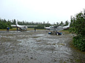 Prêts à repartir pour Whitehorse.