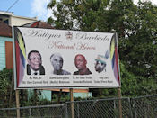 Les héros nationaux d'Antigua.