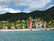 Hotel en bord de mer.