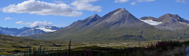 Sur la route entre Haines junction et Haines.