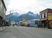 Rue principale de Skagway.