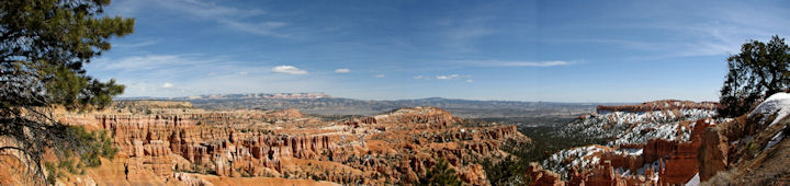 La superficie de Bryce Canyon est de 145 km2.