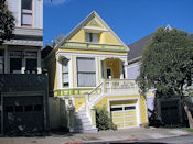 Les couleurs sont variées mais se marient bien sur la colline entre Haight Ashburry et Castro.