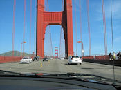 Sur le golden Gate Bridge !