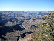 Le Grand Canyon a été creusé par le fleuve Colorado.