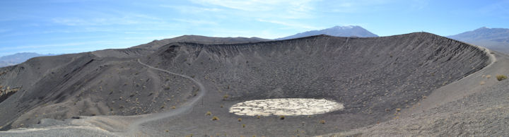 Ubehebe Crater, cratère supérieur.