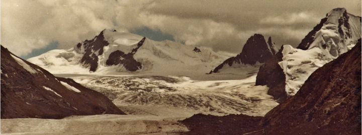 Quel panorama depuis le glacier !