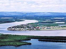 Le village d'Aklavik