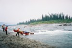 C'est dans le bas de la rivière que se situent l'essentiel des rapides.