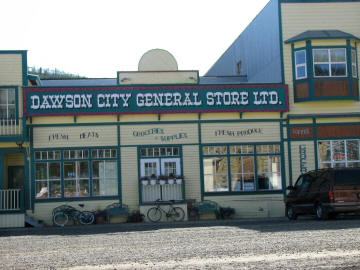 Magasin général à Dawson city