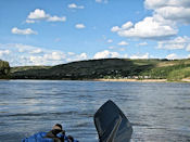 Le village de Peace River.