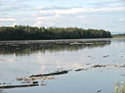 Heureusement que je ne suis pas sur la rivière !