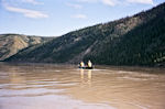 Sur le Yukon, après la White river la rivière est très chargée en sédiments.