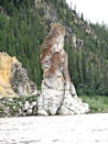 Les sculptures naturelles de rocher sont nombreuses.