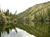 Un affluent : Salmon Trout River.