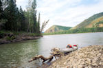 La confluence avec le Yukon approche.