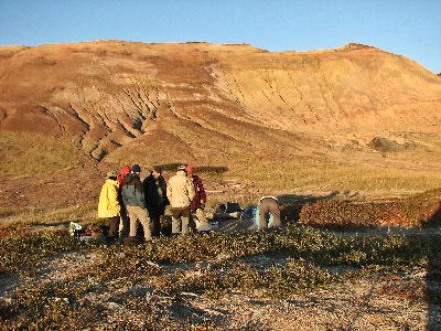 Camp le long de l'Anderson