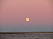 Le soleil avait rendez-vous avec la lune...