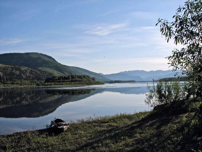 Peu avant la frontière Canada/Alaska.