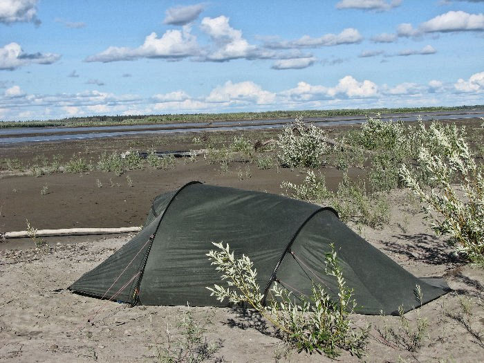 Camp après Fort Yukon.