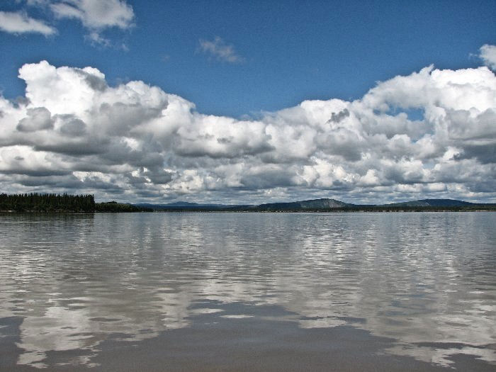 A l'approche de Galena. La rivière est vraiment énorme maintenant.