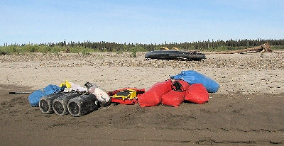 Et dire que tout ca rentre dans le kayak !